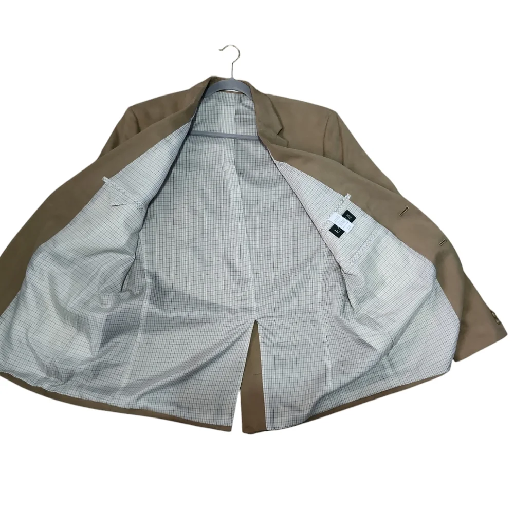 Lauren‎ Ralph Lauren Camel Tan Neutral Coat Sports Jacket Men's Size 44L